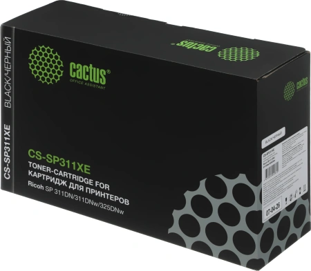 Картридж лазерный Cactus CS-SP311XE 821242 черный (6400стр.) для Ricoh SP 311DN/311DNw/325DNw