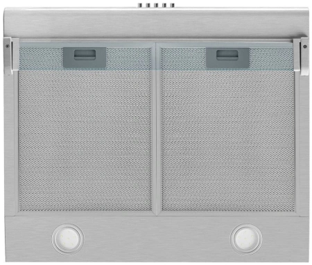 Вытяжка козырьковая Maunfeld MP-1 60 нержавеющая сталь управление: кнопочное (1 мотор)