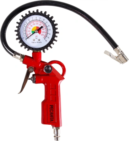 Набор пневмоинструментов Ресанта НПИ-6 компл.:6 предметов 130л/мин красный