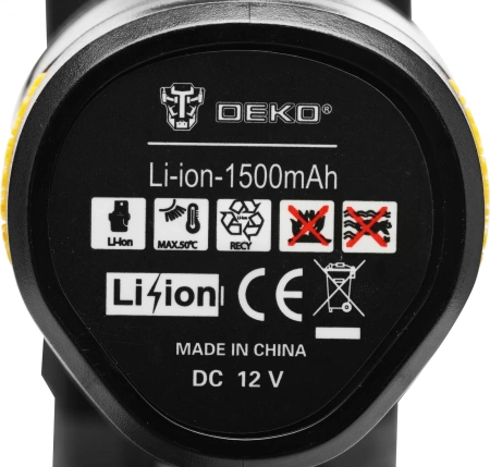 Дрель-шуруповерт Deko GCD12DU аккум. патрон:быстрозажимной (063-4039)