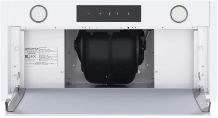 Вытяжка встраиваемая Maunfeld Fantasy Light 60 белый управление: сенсорное (1 мотор)