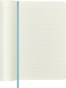 Блокнот Moleskine CLASSIC SOFT QP616B35 Large 130х210мм 192стр. линейка мягкая обложка голубой