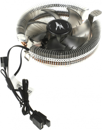 Устройство охлаждения(кулер) Zalman CNPS7600 RGB RGB Soc-AM5/AM4/1200/1700/1851 черный 4-pin 16-27dB Al+Cu 95W 250gr Ret (CNPS7600RGB)