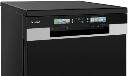 Посудомоечная машина Weissgauff DW 6140 черный/серебристый (полноразмерная) инвертер