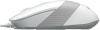 Мышь A4Tech Fstyler FM10S белый/серый оптическая 1600dpi silent USB 3but (FM10S USB WHITE)