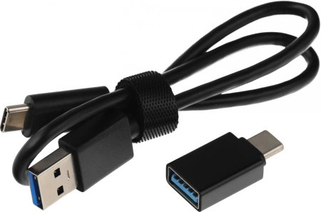 Накопитель SSD Hikvision USB-C 1TB HS-ESSD-P1000BWD 1000G BLACK 1.8" черный