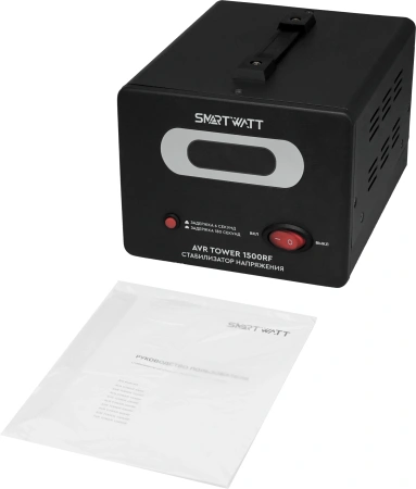 Стабилизатор напряжения Smartwatt AVR Tower 1500RF 1500ВА черный