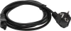 Кабель 469 IEC C5 (3-pin) Евровилка угловой 1.8м черный