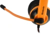 Наушники с микрофоном Defender Warhead G-120 оранжевый/черный 2м накладные оголовье (64099)