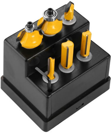 Набор фрез Deko DH06-2 (065-0789) d(посад.)=8мм (фрезеры) (упак.:6шт)