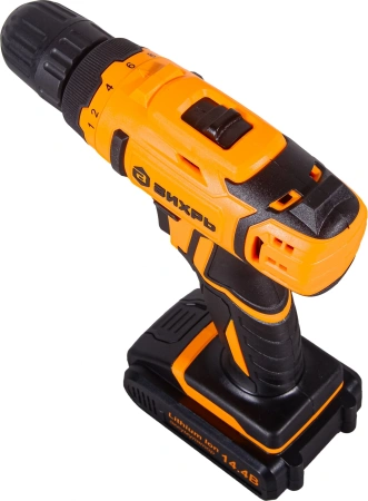 Дрель-шуруповерт Вихрь ДА-14,4Л-2К аккум. патрон:быстрозажимной (кейс в комплекте) (72/14/8)