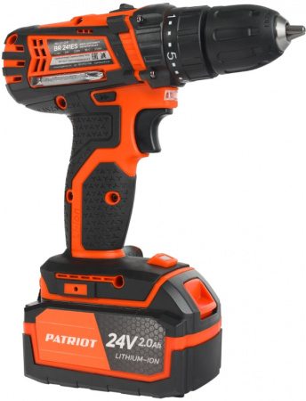 Дрель-шуруповерт Patriot BR 241 ES аккум. патрон:быстрозажимной (180201241)