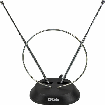 Антенна телевизионная BBK DA01 3дБ пассивная черный