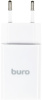 Сетевое зар./устр. Buro BUWA1 10.5W 2.1A USB-A универсальное белый (BUWA10S100WH)