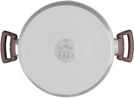 Кастрюля Rondell Fest RDS-1323 4.8л. d=24см (с крышкой) стальной