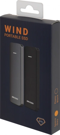 Накопитель SSD Hikvision USB-C 1TB HS-ESSD-P1000GWD 1000G GREY 1.8" серый