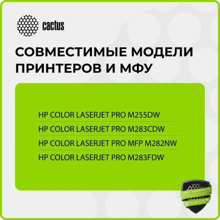 Картридж лазерный Cactus CSP-W2213A 207A пурпурный (1250стр.) для HP M255/MFP M282/M283