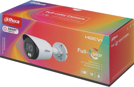 Камера видеонаблюдения аналоговая Dahua DH-HAC-HFW1239TP-A-LED-0280B-S3 2.8-2.8мм цв. (DH-HAC-HFW1239TP-A-LED-0280B)