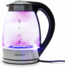 Чайник Galaxy Line GL 0556 1.8л. 2200Вт нержавеющая сталь/черный (стекло/металл/пластик)