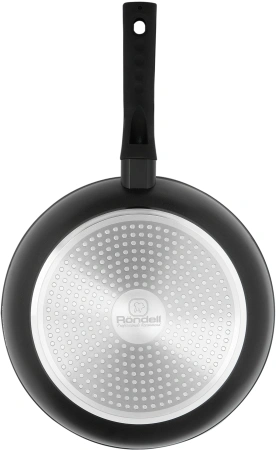 Сковорода Rondell Buffalo RDA-1481 круглая 24см покрытие: Xylan Plus ручка несъемная (без крышки) черный