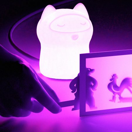 Умный светильник Sber Кошка настол. белый (SBDV-00125)