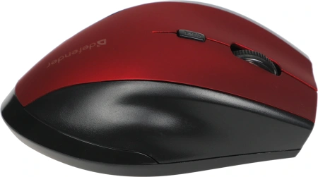 Мышь Defender Accura MM-365 красный оптическая 1600dpi беспров. USB 5but (52367)
