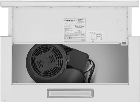 Вытяжка встраиваемая Maunfeld Clyde 50 белый управление: кулис.перекл.