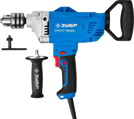 Дрель-миксер Зубр ЗДМ-1200 РММ2 1200Вт патрон:кулачковый реверс