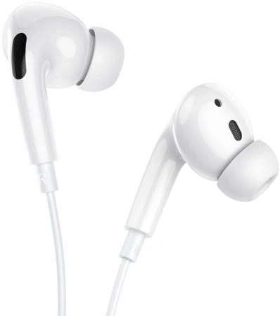 Гарнитура вкладыши Hoco M1 Pro 1.2м белый проводные