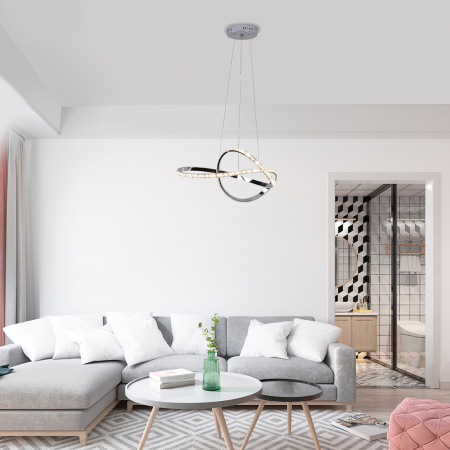 Люстра Hiper Crown H818-7 потолоч. 3000/4000/6000K хром