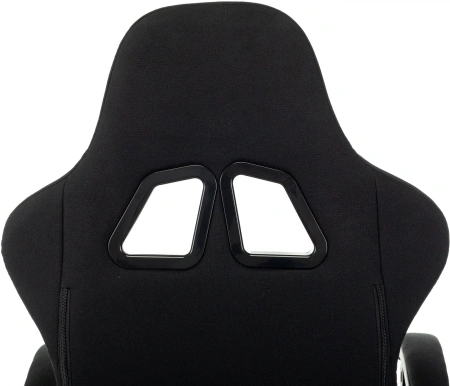 Кресло игровое Zombie Shadow черный/серый с подголов. крестов. пластик подст.для ног пластик черный