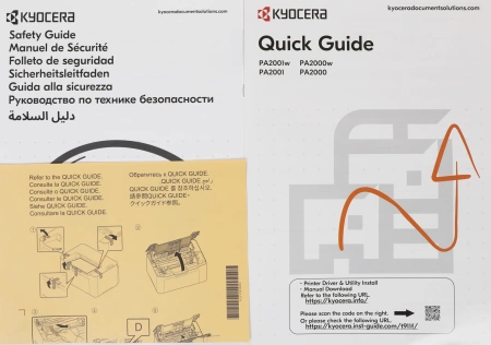 Принтер лазерный Kyocera Ecosys PA2001w (1102YVЗNL0) A4 WiFi черный