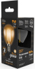 Лампа филам. Gauss Filament 9Вт цок.:E14 шар 220B 2700K св.свеч.бел.теп. (упак.:10шт) (105801109)