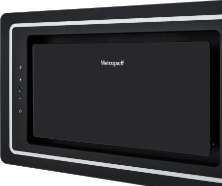 Вытяжка встраиваемая Weissgauff Quadra 606 Black черный управление: сенсорное (1 мотор)
