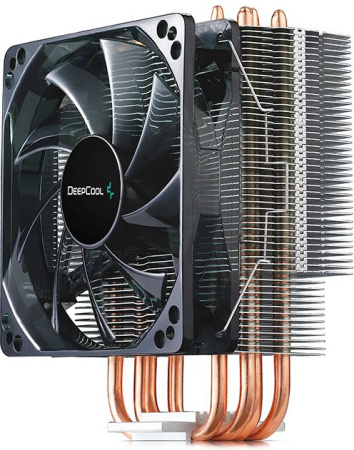 Устройство охлаждения(кулер) Deepcool GAMMAXX 400 BLUE BASIC Soc-AM4/1151/1200/1700 4-pin 18-30dB Al+Cu 130W 640gr LED Ret