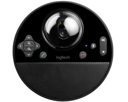Камера Web Logitech Conference Cam ВСС950 черный 3Mpix (1920x1080) USB2.0 с микрофоном (960-001005)
