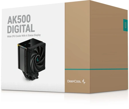 Устройство охлаждения(кулер) Deepcool AK500 Digital Soc-AM5/AM4/1151/1200/1700 4-pin 25.9-28dB Al+Cu