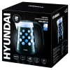 Чайник электрический Hyundai HYK-G2012 1.7л. 2000Вт черный/прозрачный (корпус: пластик)