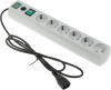Сетевой фильтр Most RG-U 1.5м (6 розеток) белый (коробка)