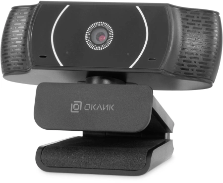 Камера Web Оклик OK-C016HD черный 1Mpix (1280x720) USB2.0 с микрофоном