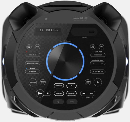 Минисистема Sony MHC-V73D черный/CD/CDRW/DVD/DVDRW/FM/USB/BT