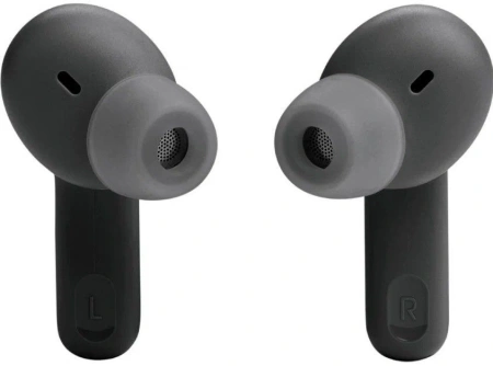 Гарнитура внутриканальные JBL Tune Beam черный беспроводные bluetooth в ушной раковине (JBLTBEAMBLK)