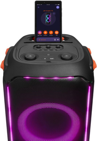 Минисистема Hi-Fi JBL PartyBox 710 черный/оранжевый 800Вт USB BT