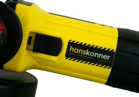 Углошлифовальная машина Hanskonner HAG9012TES 1100Вт 11000об/мин рез.шпин.:M22.2 d=125мм жестк.кейс