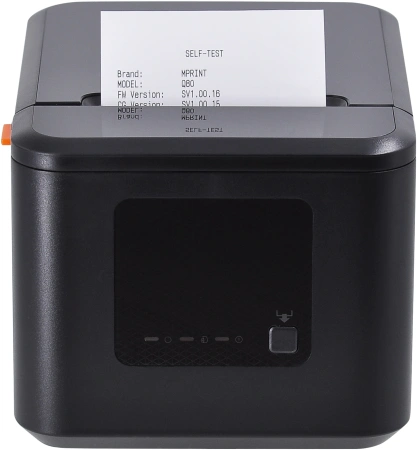 Термопринтер Mertech Q80 (1022) 203dpi 230мм/с/USB/Eth для печ.чеков. черный