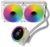 Система водяного охлаждения Bloody BD-LC240ARGB2 ARGB Soc-AM5/AM4/1200/1700/1851 белый 4-pin 22-35dB Al+Cu LCD 260W 1100gr Ret (BD-LC240ARGB2-WH)