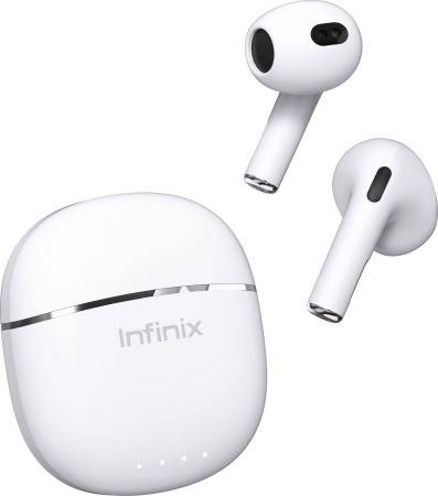 Гарнитура вкладыши Infinix XBuds XE23 белый беспроводные bluetooth в ушной раковине (10311755)
