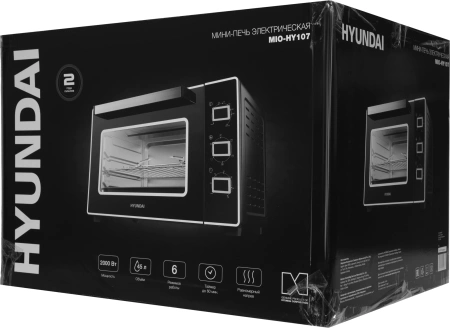 Мини-печь Hyundai MIO-HY107 45л. 2200Вт черный
