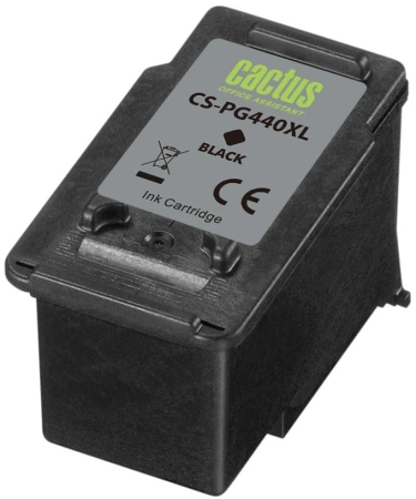 Картридж струйный Cactus CS-PG440XL PG-440XL черный (600стр.) (20мл) для Canon Pixma MG2140/MG3140
