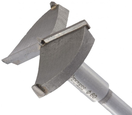 Сверло Сибртех 704860 по дереву Д=60мм Дл=80.5мм (1пред.) для дрелей/перфораторов